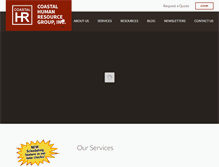 Tablet Screenshot of coastal-hr.com